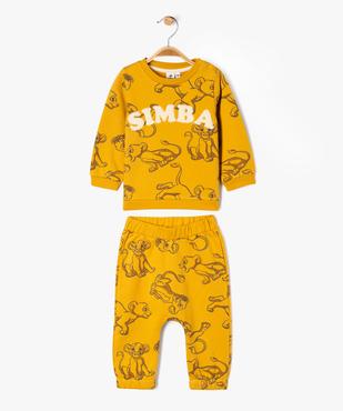 Ensemble 2 pièces bébé garçon sweat et pantalon en maille - Disney vue2 - DISNEY - GEMO