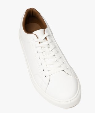 Baskets de ville à lacets unies homme vue5 - URBAN STEPS - GEMO