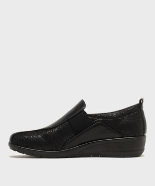 Mocassins confort à semelle intérieure cuir femme - G'Flex vue3 - G'FLEX - GEMO
