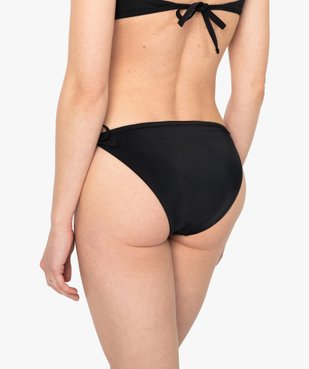 Bas de maillot de bain femme forme slip avec liens vue2 - GEMO (PLAGE) - GEMO