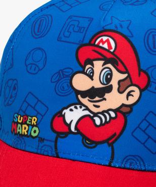 Casquette garçon bicolore avec motifs - Super Mario vue2 - MARIO - GEMO