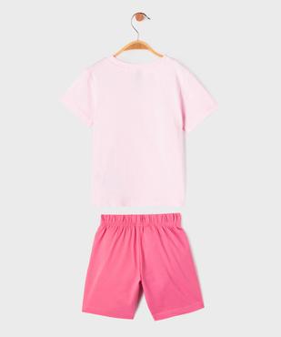 Ensemble de sport bébé fille tee-shirt et short - Adidas vue4 - ADIDAS - GEMO