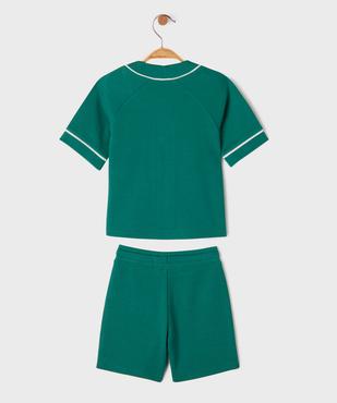 Ensemble 2 pièces short + tee-shirt bébé garçon - Camps United vue4 - CAMPS GEMO FOR GOOD - GEMO