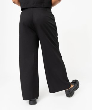 Pantalon de tailleur large femme grande taille vue3 - GEMO (G TAILLE) - GEMO
