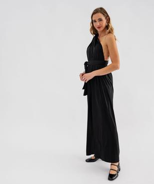 Combinaison pantalon multilook en maille fluide et brillante femme vue1 - GEMO(FEMME PAP) - GEMO