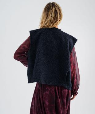 Gilet sans manches coupe oversize femme vue3 - GEMO(FEMME PAP) - GEMO