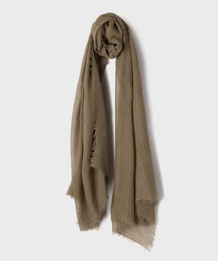 Foulard en maille gaufrée et pailletée femme vue1 - GEMO (ACCESS) - GEMO