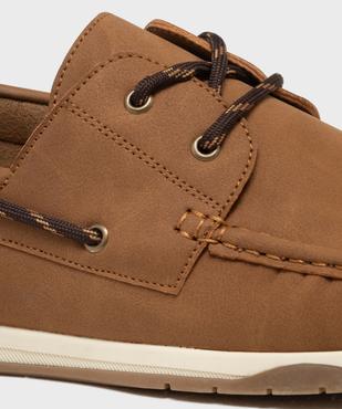 Chaussures bateau avec semelle intérieure cuir homme - Urban Steps vue7 - URBAN STEPS GEMO FOR GOOD - GEMO