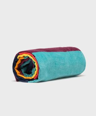 Serviette de plage à rayures en éponge vue1 - GEMO (ACCESS) - GEMO