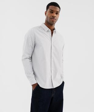 Chemise regular à carreaux homme vue1 - GEMO 4G HOMME - GEMO