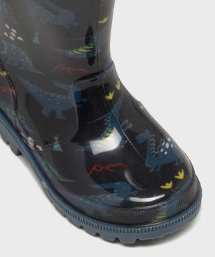 Bottes de pluie à motifs dinosaures à anses garçon - 5 Miles vue6 - 5 MILES - GEMO