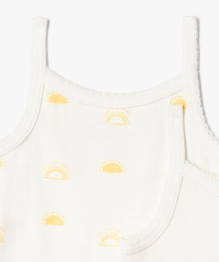 Body bébé à bretelles et motif (lot de 3) vue4 - GEMO 4G BEBE - GEMO