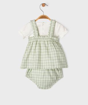 Ensemble 3 pièces bébé fille body, blouse et culotte vue8 - GEMO(BB COUCHE) - GEMO