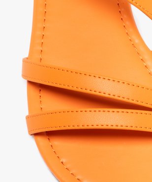 Sandales plates multibrides à enfiler femme vue6 - PREMIER PRIX BY GEMO - GEMO