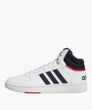 Baskets homme mid-cut Hoops à lacets - Adidas vue3 - ADIDAS - GEMO