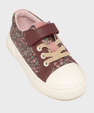 Tennis en toile enduite à motifs fleuris fille - Lovely Wings vue5 - LOVELY WINGS GEMO FOR GOOD - GEMO