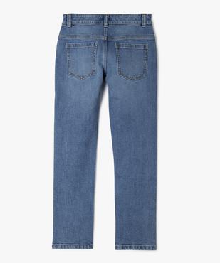 Jean regular à taille ajustable en coton stretch garçon vue8 - GEMO 4G GARCON - GEMO