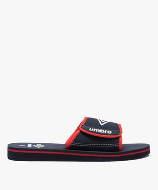 Mules de piscine garçon bicolores à scratch - Umbro vue1 - UMBRO - GEMO