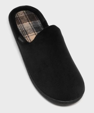 Chaussons mules en velours avec semelle tartan homme - Isotoner vue5 - ISOTONER - GEMO