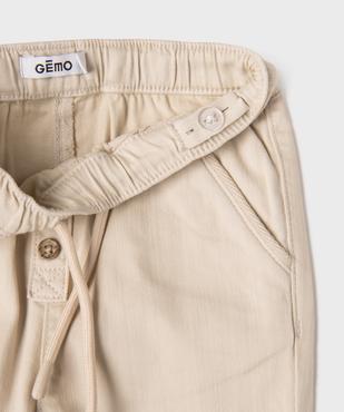 Pantalon chino avec taille ajustable bébé garçon vue3 - GEMO(BEBE DEBT) - GEMO
