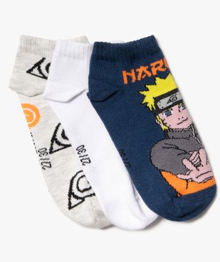 Chaussettes ultra courtes imprimées garçon - Naruto (lot de 3) vue2 - NARUTO - GEMO