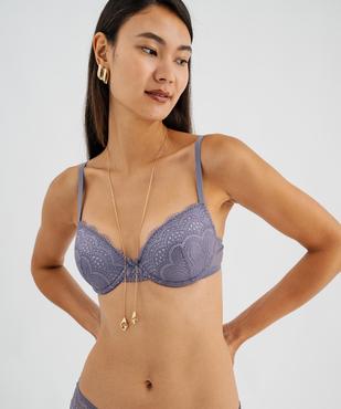 Soutien-gorge corbeille en dentelle à armatures vue8 - GEMO(HOMWR FEM) - GEMO