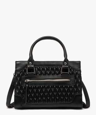 Sac à main texturé à bandoulière amovible femme vue1 - GEMO (ACCESS) - GEMO