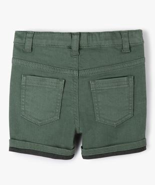 Short bébé garçon en toile colorée extensible vue4 - GEMO(BEBE DEBT) - GEMO