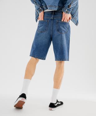 Bermuda en jean coupe loose homme vue4 - GEMO 4G HOMME - GEMO