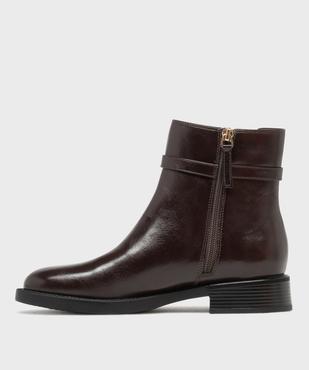 Boots style Chelsea à boucle femme - FOLLOW ME vue3 - FOLLOW ME - GEMO