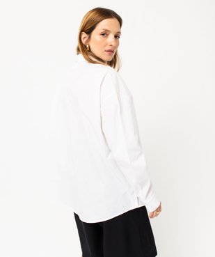 Chemise à manches longues coupe oversize femme vue3 - 1E PRIX BY GEMO - GEMO