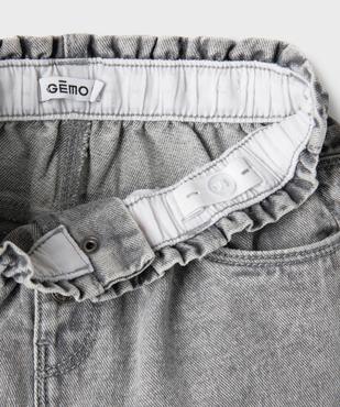 Jean slouchy à taille haute ajustable fille vue10 - GEMO (ENFANT) - GEMO