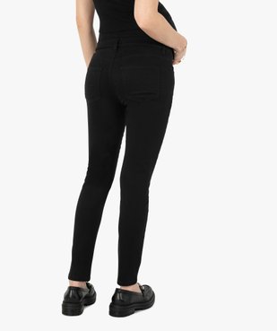 Jean de grossesse coupe slim avec large bandeau élastiqué vue3 - GEMO (MATER) - GEMO