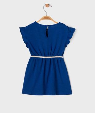 Robe sans manches avec ceinture tressée bébé fille vue3 - GEMO(BEBE DEBT) - GEMO