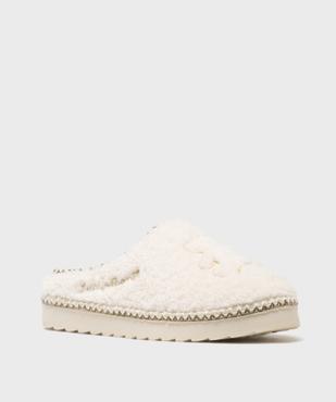 Chaussons mules en sherpa femme - LuluCastagnette vue2 - LULUCASTAGNETTE - GEMO