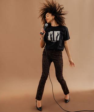 T-shirt imprimé col rond femme - Céline Dion vue7 - CELINE DION - GEMO