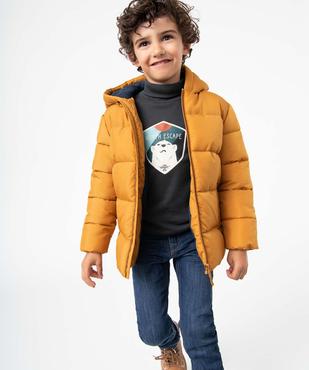 Blouson garçon matelassé doublé polaire vue6 - GEMO 4G GARCON - GEMO