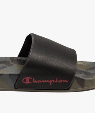 Mules de piscine homme avec bandeau en mousse et semelle imprimée - Champion vue6 - CHAMPION USA - GEMO