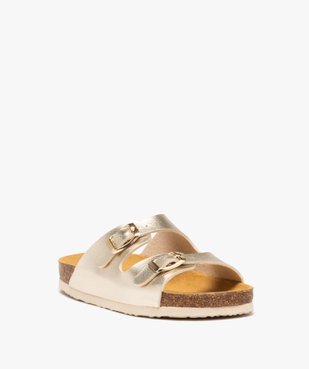 Mules fille unies à larges brides à boucle brillantes vue2 - LOVELY WINGS GEMO FOR GOOD - GEMO