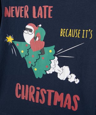 Tee-shirt à manches longues spécial Noël garçon vue2 - GEMO 4G GARCON - GEMO