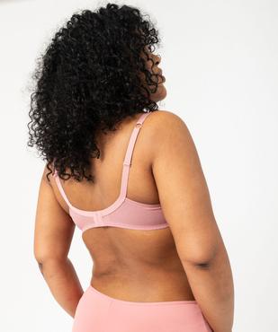 Soutien-gorge grande taille à armatures et coques fines  vue2 - GEMO(HOMWR FEM) - GEMO