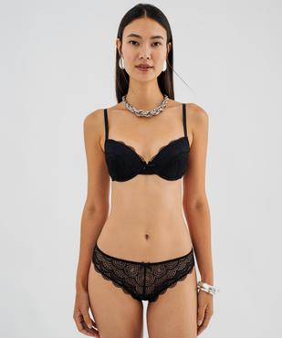 Soutien-gorge corbeille en dentelle à armatures l vue9 - GEMO(HOMWR FEM) - GEMO