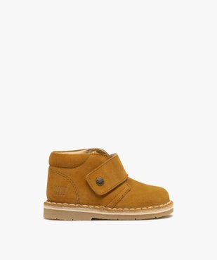 Chaussures de marche en cuir à scratch bébé garçon - Na! vue2 - NA! - GEMO