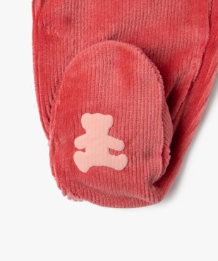 Pyjama velours 2 pièces bébé fille - LuluCastagnette vue8 - LULU G4G - GEMO