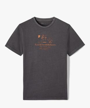 Tee-shirt garçon à manches courtes avec motif sur le buste vue1 - GEMO (JUNIOR) - GEMO