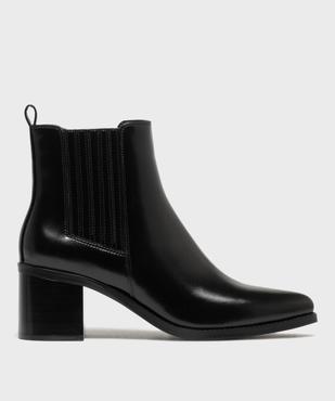 Boots santiags à talon et bout pointu femme vue1 - FOLLOW ME G4G - GEMO