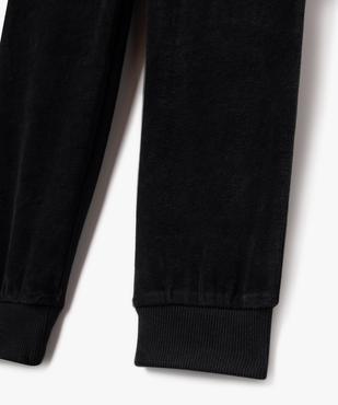 Pyjama en velours avec motif graffitis garçon vue3 - GEMO (JUNIOR) - GEMO