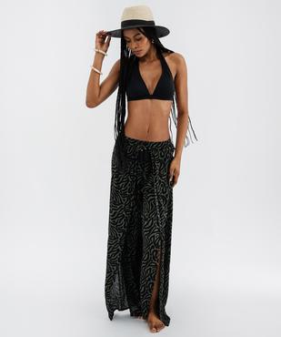 Haut de maillot de bain triangle avec mousses amovibles femme vue4 - GEMO (PLAGE) - GEMO