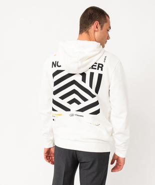 Sweat en molleton doux avec capuche homme vue3 - GEMO (HOMME) - GEMO