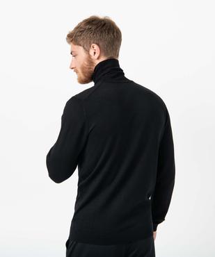 Pull à col roulé en maille fine homme vue5 - GEMO 4G HOMME - GEMO